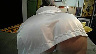 I dive into peckerwood princess Dawnskye1962's ir roleplay humiliation with ass shaking and name calling