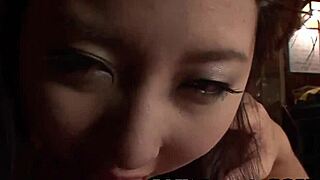 my huge titted asian amateur gets creampied hard in pov