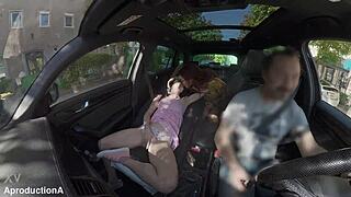 wet pussy double trouble squirts in public car toilet sport