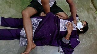 real passionate sex with girlfriend in lush garden