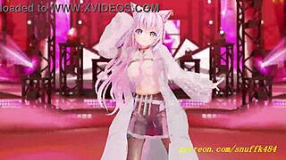 novr mmd koyori's seductive 3d hololive hentai dance