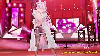 novr mmd koyori's seductive 3d hololive hentai dance