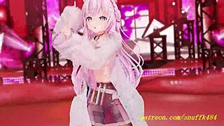 novr mmd koyori's seductive 3d hololive hentai dance