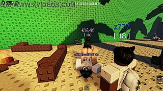 roblox noobs battle fiercely in epic pixel fight