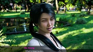 milfs of sunville 2 gameplay unfolds with steamy beach milf action