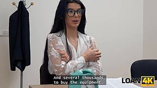 loan4k. swear this is my last rough office fuck with shaved teen pussy!
