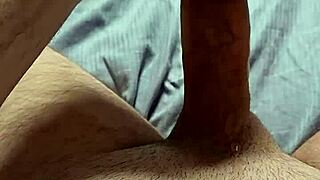 stroking my huge cock while i dirty talk straight to cumshot explosion