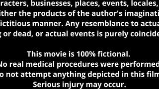 aria nicole spreads tits and ass in nurse fetish backstage