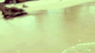 yuri gaucho wife flashes tits in public nudist beach
