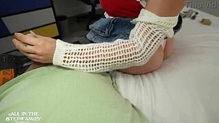 nia bleu returns christmas gift with wet sloppy blowjob pov