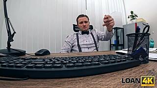 loan4k. swear this is my last rough office fuck with shaved teen pussy!