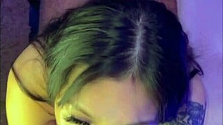 Thick Asian slut's big tits cum-drenched after blowjob doggystyle frenzy