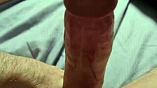 stroking my huge cock while i dirty talk straight to cumshot explosion