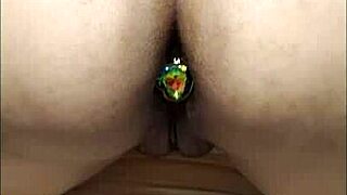 hey playing with my anal toy first time bedroom fun