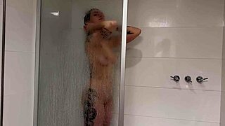 i get so turned on sucking huge cock while my friend showers nearby