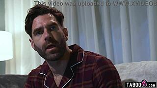 Black Beauty with Huge Tits Seduces Lover for Intense Taboo Bedroom Fuck