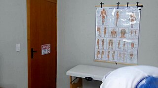 curious wife shows off her ass to the gynecologist in uniform taboo play