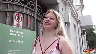 german scout picks up curvy anna lynx for quick wet pussy interview fuck