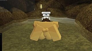 Quick Hardcore Sex with My Fuck Buddy Friend in Roblox Roblox Litfrith!