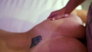 Solange's steamy Argentinian interview ends in back cumshot sex