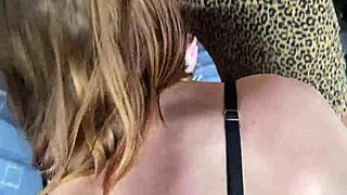 backseat bus quickie with skinny redhead slut 