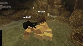 Quick Hardcore Sex with My Fuck Buddy Friend in Roblox Roblox Litfrith!