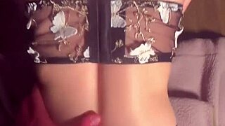 watch this college slut cream all over dick on the dining table