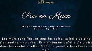 French Milf Neighbor Delivers Steamy Handjob Audio Erotica