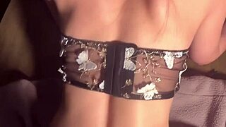 watch this college slut cream all over dick on the dining table