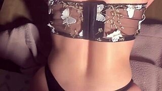 watch this college slut cream all over dick on the dining table