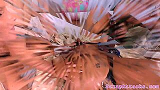 busty tattooed milf mistress straps on and pegs submissive deeply