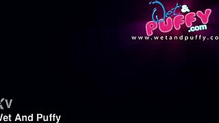 Czech Cutie Fingers Wet Pussy Lips to Explosive Toy Orgasm