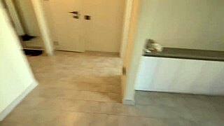 milf in stockings invites stud home after museum for wet pussy creampie fuck