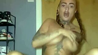 horny scottish slut fingers tight ass hard!