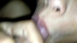 damn, tight shaved pussy friend swallows my cum after hot creampie fuck