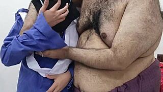 pakistani schoolgirl spreads for closeup pussy and ass exam in hijab