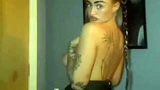 horny scottish slut fingers tight ass hard!