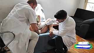 Gyn visit turns into bareback blowjob and wild wet ride intrigue