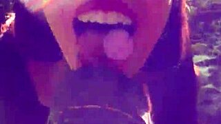 Kaitlyn Katsaros Takes Brutal Public Throat Fisting in Toilet