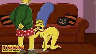 watch marge simpson cheat in hottest hentai parody top 10