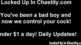 i won't release you from chastity while i tease with toys