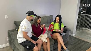 Wanna watch friends' play turn rough balcony sex with watchers?