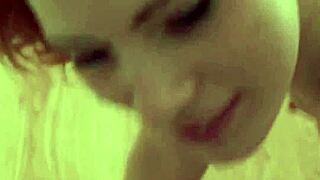 karla rose gags deep on my cock loving that condom barrier