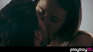 tiny titted babe seduces shy boyfriend with wild fuck frenzy