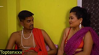 Young Raja Babu Slams Beautiful Maid's Tight Pussy In His Chamber