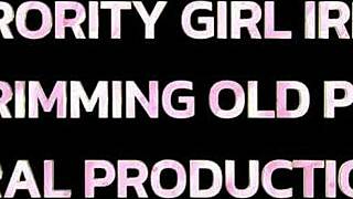 hey, check out this bubble butt bombshell irina caging her lust with porno dan's hookup