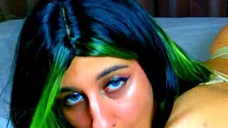 Teasing Slut's Dirty JOI Simulated Blowjob Ends in Explosive Cum Countdown