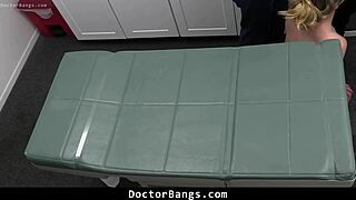 Doctor Tests Teen's Fertility with Huge Cock Doggystyle in Hospital