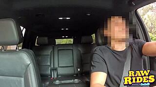 hey pawg aussie milf, you squirting from backseat fuck during that wild ride share?