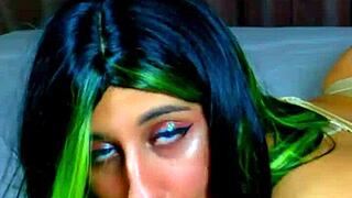 Teasing Slut's Dirty JOI Simulated Blowjob Ends in Explosive Cum Countdown